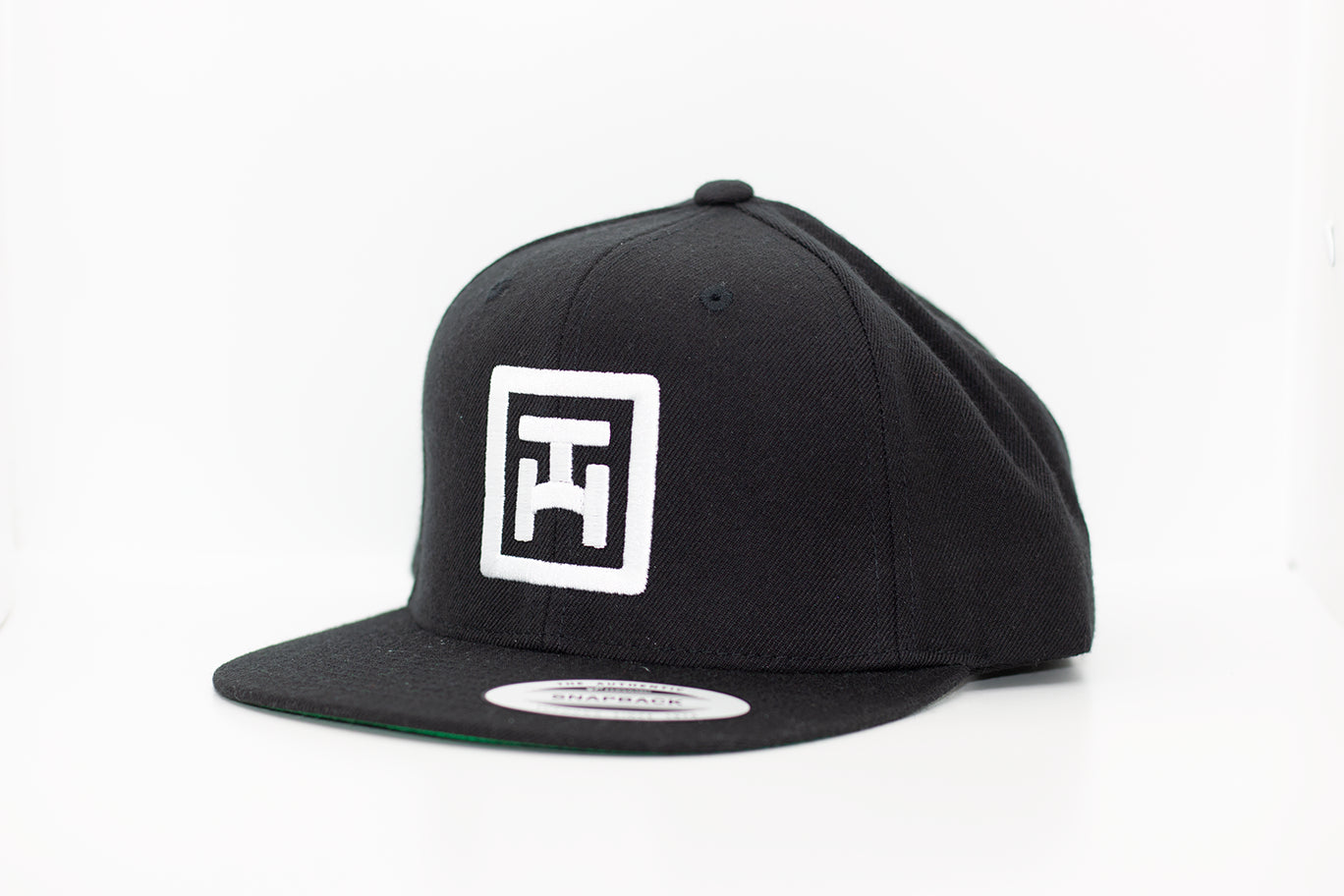 Black and White Icon Logo Snapback