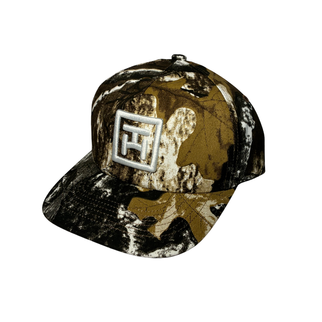 Camo Top Camo Bill Snapback Icon Logo