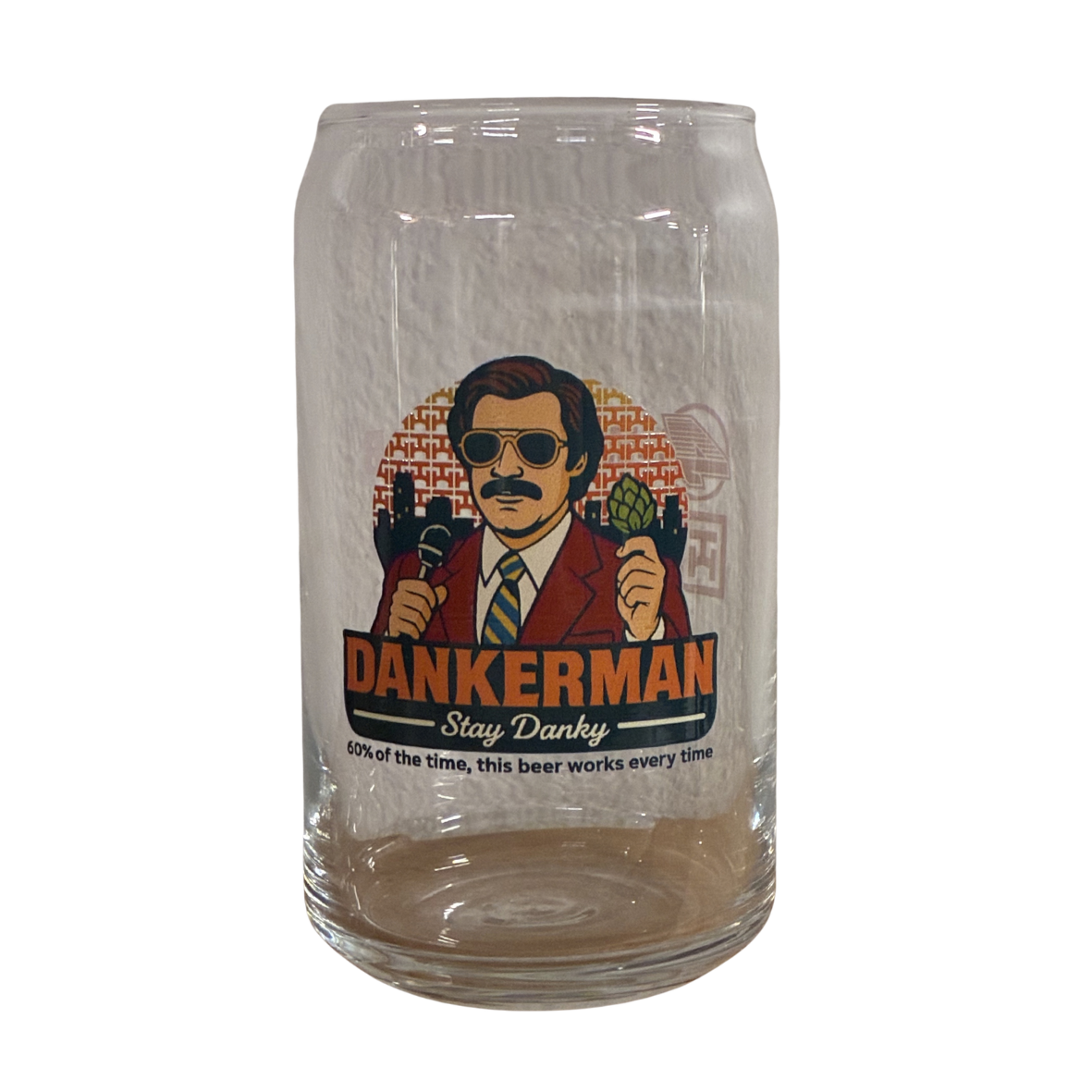 Dankerman Glass – 16oz Can Glass