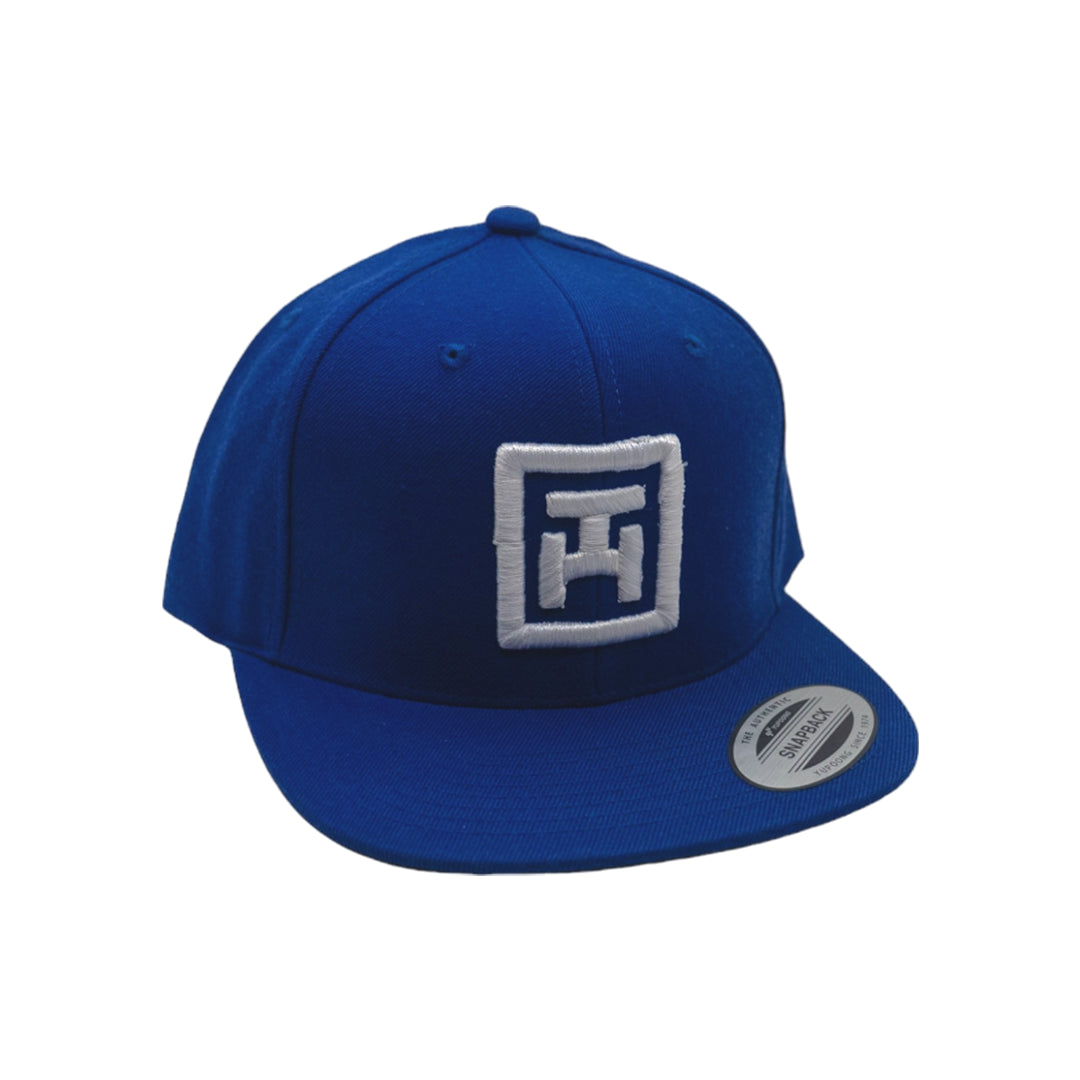 Blue and White Snapback