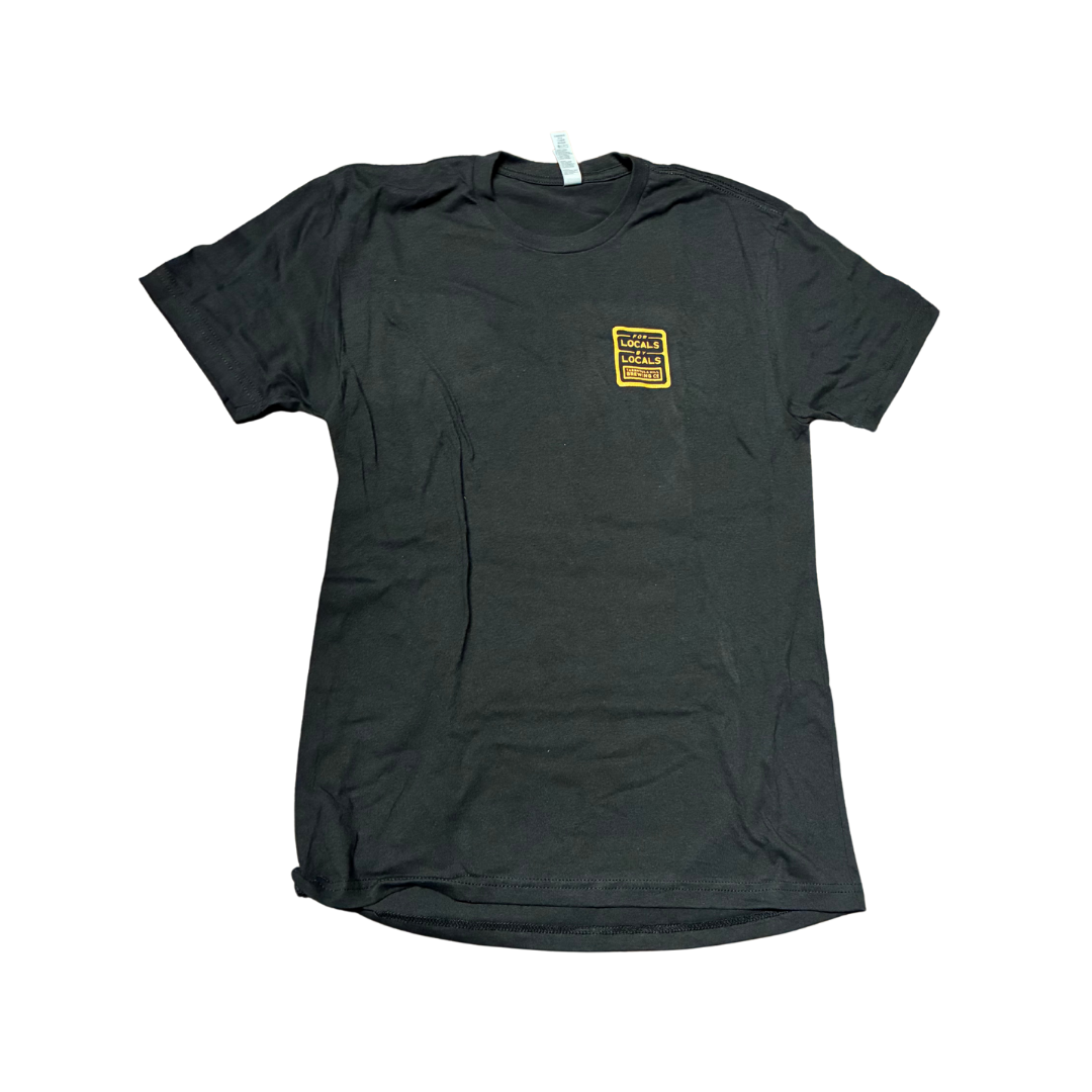 Black and Orange For Locals T-Shirt