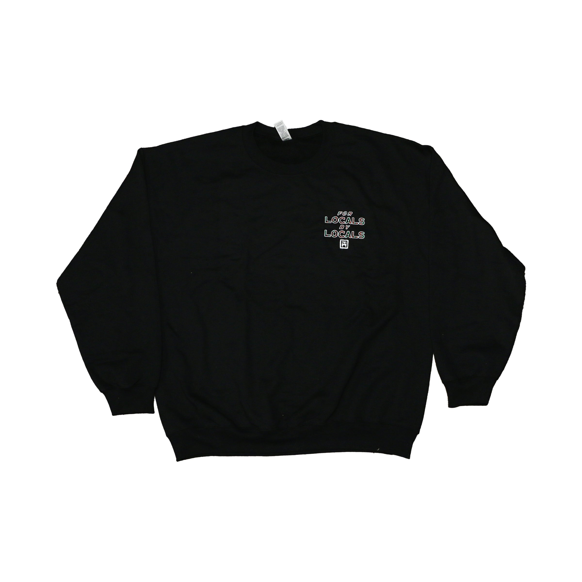 For Locals Black Crew Neck