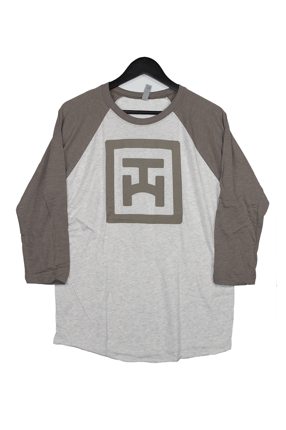 Khaki and Grey Raglan T-Shirt