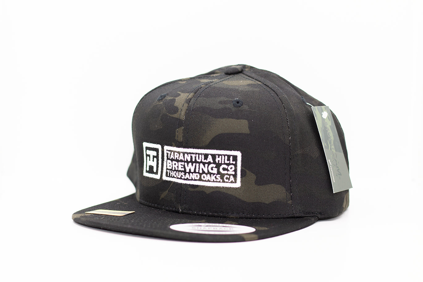 Multicam Snapback with White Horizontal Logo