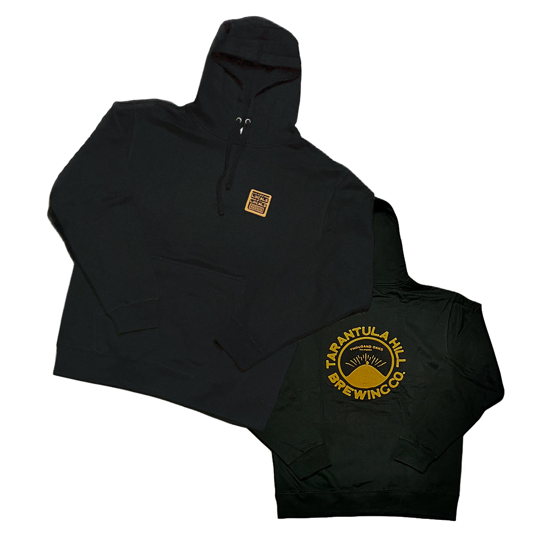 Black w/ Orange Logo For Locals Hoodie