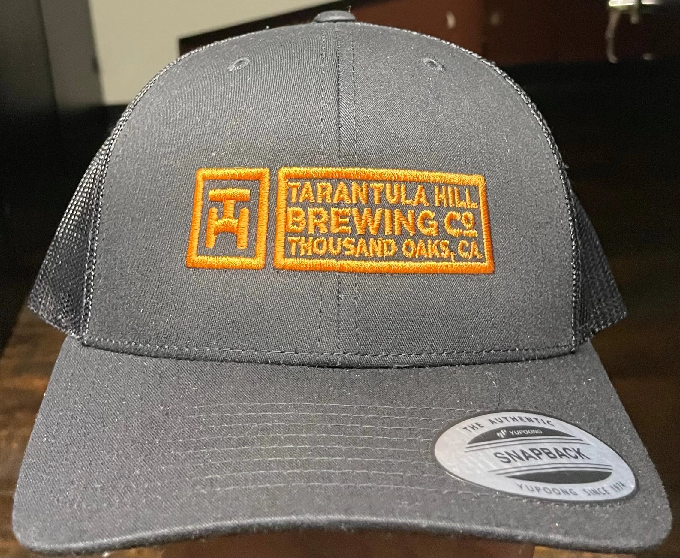 Retro Trucker Black and Orange