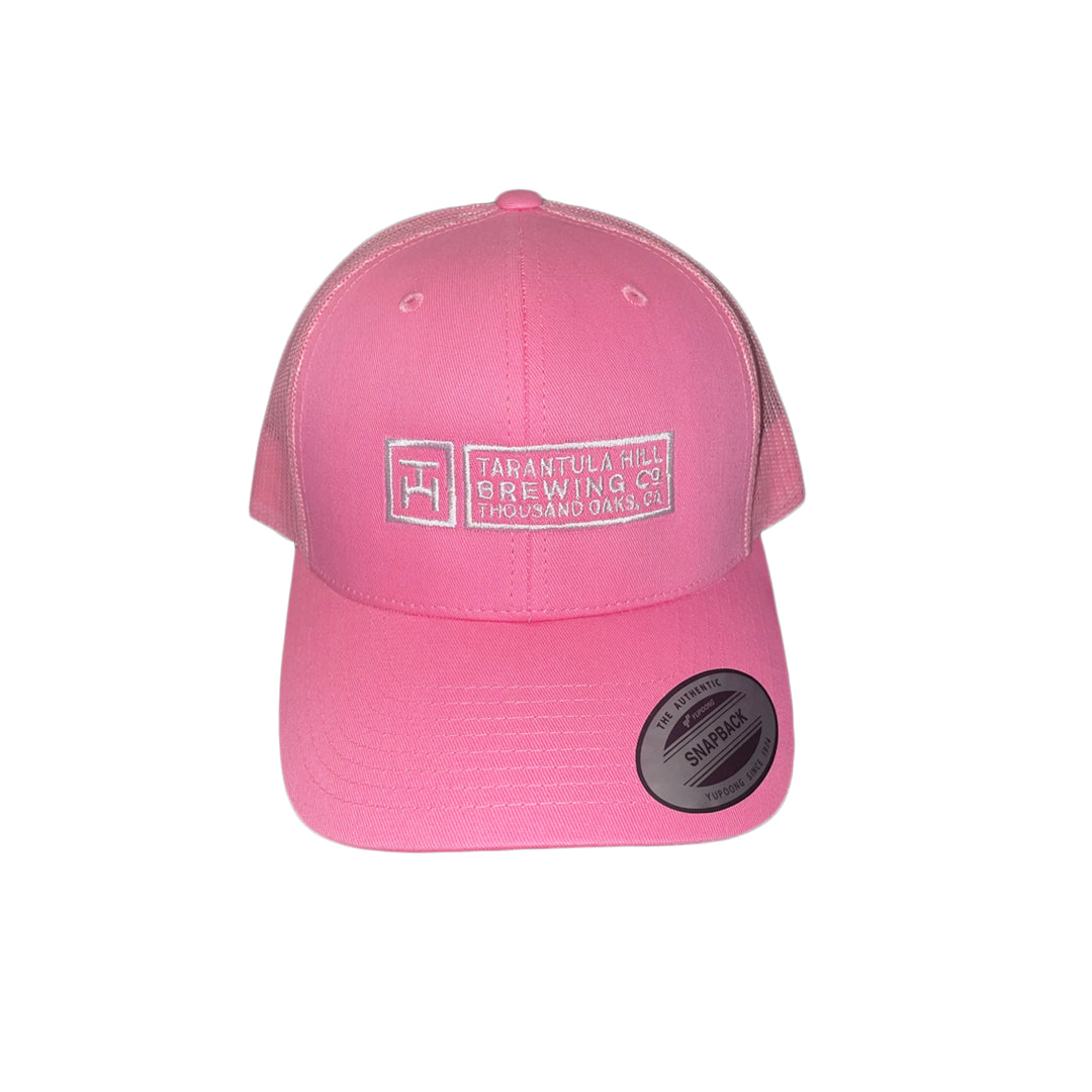 Retro Trucker Pink Snapback