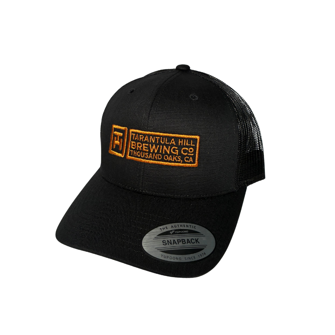 Retro Trucker Black and Orange