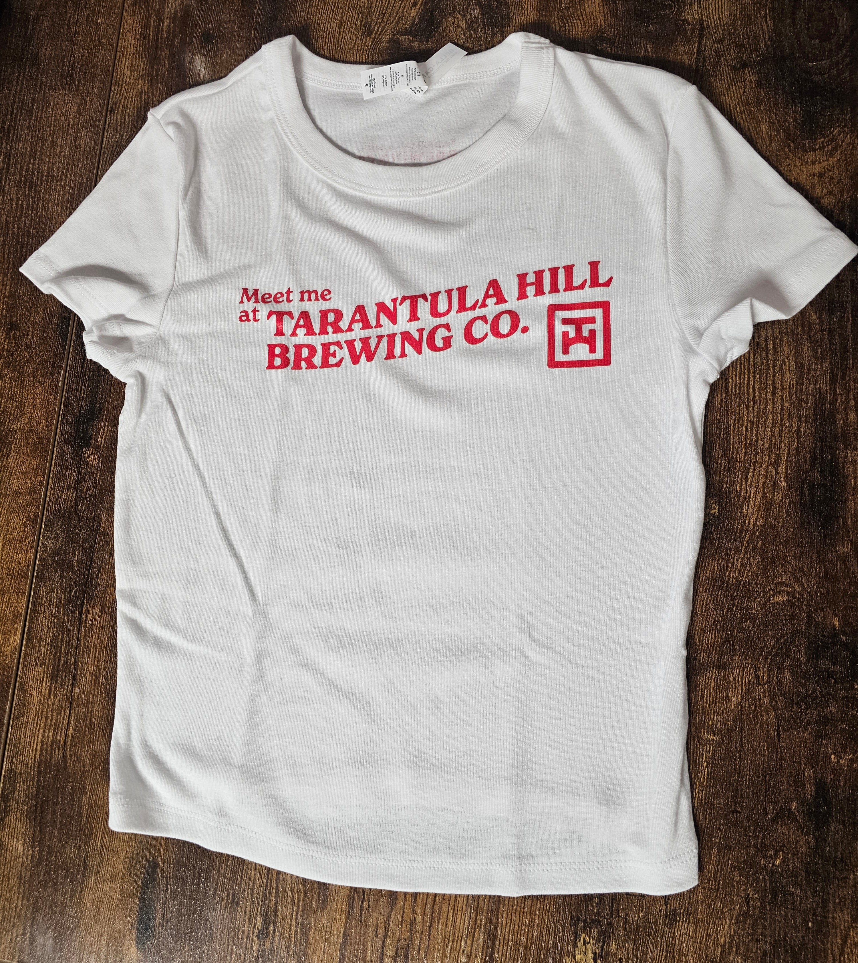 Women's White Baby Tee